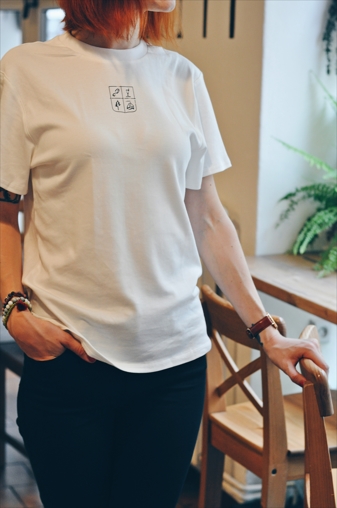 Biobavlněné unisex triko čtyř elementů.